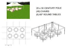 20x30 Tent 48 Chairs 6 60 Round Tables Tent Graduation Party Planning Round Table