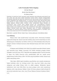 Check spelling or type a new query. Pdf Cyber Fraud Pada Online Shopping