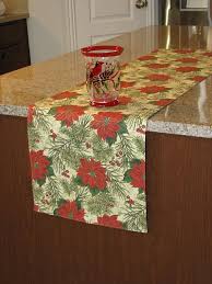 Poinsettia Christmas Decor Christmas Table Runner Christmas Etsy Christmas Table Runner Christmas Table Country Christmas Decorations