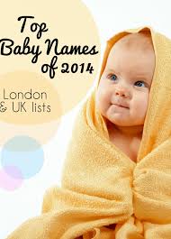 London & UK Top Baby Names 2014