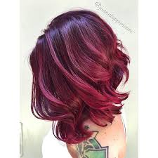 Vibrant Red Violet Using Schwarzkopf Professional Schwarzkopfpro Balayage Hair Purple Red Violet Hair Color Schwarzkopf Hair Dye