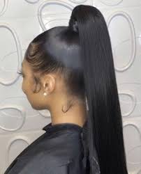 The most common cute ponytails material is metal. 35 Weave Ponytail Hairstyles