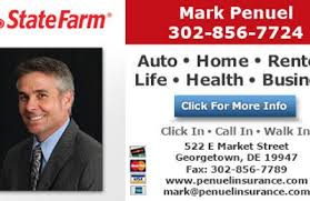 Click or call for a free insurance quote today. Mark Penuel State Farm Insurance Agent 522 E Market St Georgetown De 19947 Yp Com