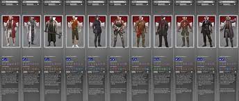 Unique deck costumes have a professional/business motif. Deck Crygaia Wiki