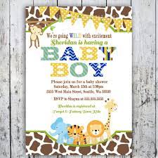 Safari Baby Shower Invitations Jungle Animal By Bigdayinvitations V Animal Baby Shower Invitations Jungle Baby Shower Invites Baby Shower Invitations For Boys