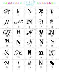 Monogram Letter N Cake Topper Unique & Traditional Fonts A B C | Etsy |  Lettering Alphabet Fonts, Lettering Alphabet, Unique Lettering
