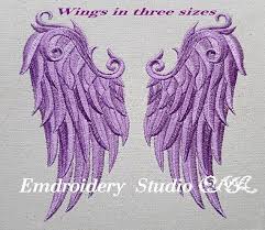 Machine Embroidery Design Wings 3 Kids Design Etsy Machine Embroidery Designs Machine Embroidery Patterns Embroidery Patterns
