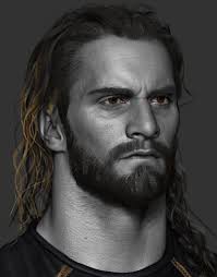 Seth Rollins Done For Wwe Hossein Diba Seth Rollins Portrait Sculpture Zbrush Models