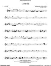 Scarica lo spartito in un file pdf (versione off line). Beatles Let It Be Sheet Music For Alto Saxophone Solo Pdf