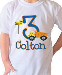 Birthday T Shirt Design For Boys Truck Design Kids Birthday Shirt Personalized With Your Child 39 S Name Kids Clothes White T Shirt Vb08 Kids Birthday Shirts Birthday Shirts Kids Birthday