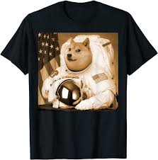 We're taking dogecoin to the moon! Dogecoin Moon Astronaut Crypto Currency Meme Money Shirt Amazon De Clothing