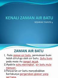 Bukit dan gunung dilitupi air batu. Kenali Zaman Air Batu