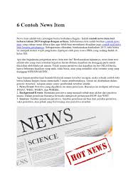 Soal essay teks news item. Contoh Soal News Item Contoh Soal Terbaru