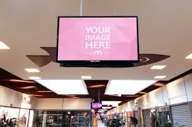 View our latest collection of sony tv mockup png images with transparant background, which you can use in your poster, flyer design, or presentation powerpoint. Tv Screen At Shopping Mall Mockup Template Mediamodifier