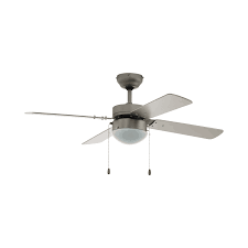 42in invisible led crystal ceiling fan light remote control chandelier light kit provided with both functions of traditional lamps and fans.that makes it very convenient for the blades can be foldable when it is not working. Eglo Lighting 35041 Gelsina Single Light 4 Blade Ceiling Fan Light In Satin Nickel Finish Castlegate Lights