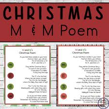 Written and designed by colette of my computer is my canvas. M And M S Christmas Poem Simple Living Creative Learning