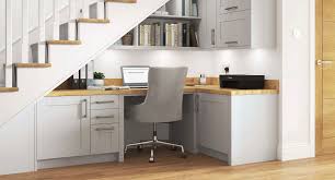 Shelving can be used to store your favorite books or other decor items you'd like to display. Home Office Furniture