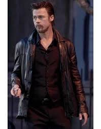 Pin On Brad Pitt Killing Them Softly Leather Jacket