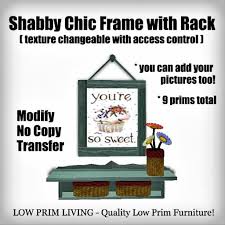 Check spelling or type a new query. Second Life Marketplace Shabby Chic Hanging Frame With Rack Texture Chageable Picture Frame Wall Frame Artwork Decor Home Decor