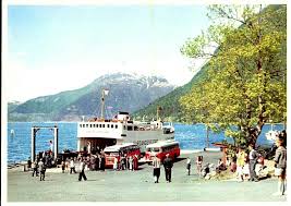 The administrative centre is the town of odda. Hordaland Fylke Ullensvang Kommune Kinsarvik Fergested Med Fergen Hardangerfjord Busser Biler Og Folk Utg Aune Forlag 1960 Tallet Norge Biler Folk