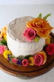 Use the petal paste technique to make sugar flowers for any cake. Naked Lemon Cake With Fresh Flowers Mom Loves Baking