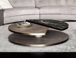 This table is composed of lacquered wood, black glass top, and brass accents. Nella Vetrina Rugiano Moon Upholstered Leather With Marble Coffee Table Marble Coffee Table Chic Coffee Table Coffee Table