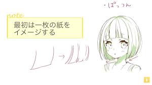 お絵かき講座パルミー Di Twitter 女の子の髪型はバリエーションが豊富