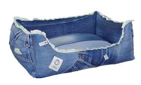 Recylcling Hundebett Aus Alten Jeans Hunde Bett Alte Jeans Hunde