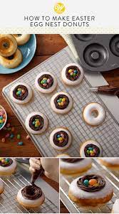 Egg Nest Easter Donuts Recipe Easy Easter Cookies Delicious Donuts Easter Cookies