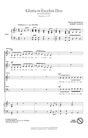 Barry Talley Gloria In Excelsis Deo Sheet Music Pdf Notes Chords Christmas Score Satb Choir Download Printable Sku 158766