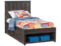 Slumberland Jaysom Collection Black Twin Storage Bedstead Twin Storage Bed Full Bed With Storage Storage Bed