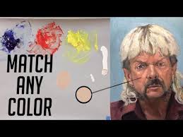 Oil Painting How To Match Any Color Youtube In 2020 Oil Painting Color Mixing Color