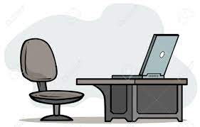 Laptop desk, astory portable laptop bed tray table notebook stand reading holder with foldable legs & cup slot for eating breakfast, reading book, watching movie on bed/couch/sofa (black). Cartoon Laptop On Table With Office Chair Royalty Free Cliparts Vectors And Stock Illustration Image 97072088