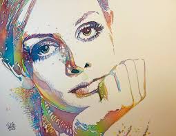 One of my first portraits. Not perfect, but isn't she a lovely child.  Watercolor, Arches 300 lb cold press