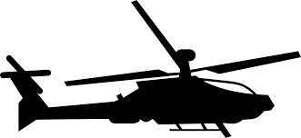 Military Helicopter Silhouette By Rones It S Vectorized Silhouette From The Movie Hangar 10 On Openclipart Military Helicopter Helicopter Silhouette