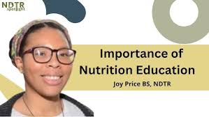 Simplifying Nutrition Education for all ages- Joy Price BS, NDTR