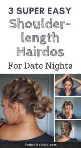Super Easy Shoulder Length Hairstyles That Will Make Your Stand Out Medium Hair Styles Short Hair Updo Medium Length Hair Styles