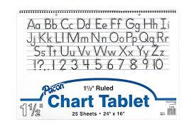 discount school supply manuscript chart tablet 25 sheets