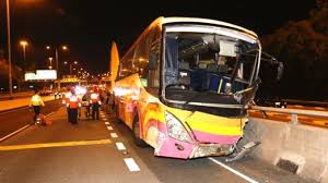 Passengers safe after bus crash knocks down live power lines. Bus Crash Leaves 37 Dead 18 Injured In Western Cameroon