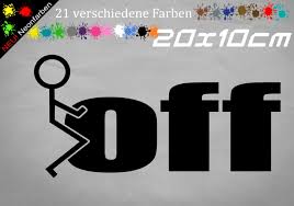 Preise vergleichen und bequem online kaufen! Fuck Off Kleber Fck You Funny Decal Sticker Car Truck Jdm F Ck It Vinyl 20x10cm Ebay