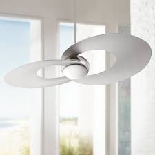 52 Possini Euro Design Modern Ceiling Fan With Light Led Dimmable Remote Brushed Nickel For Living Room Kitchen Bedroom Dining Walmart Com Walmart Com
