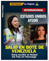 Noticias - Salida Secreta De María Corina Machado En Bote Para Llegar A Oslo  #NoticiaslaVirginia Dos días antes de la ceremonia del Premio Nobel de la  Paz, la dirigente opositora venezolana María