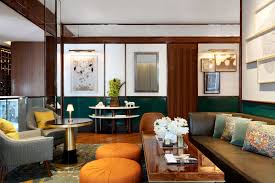 The multi purpose coffee table ottoman with it's stylish tight top finish truly accomplishes the clean look of elegance it was designed to. Cafe Boulud Redesign Four Seasons Toronto Architectural Digest