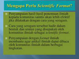 Pengertian artikel ilmiah artikel ilmiah (research articles) menurut adnan adalah tulisan yang. Format Penulisan Artikel Ilmiah Ppt Download
