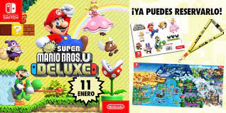 Ideal para colocar donde prefieras; Ya Puedes Reservar New Super Mario Bros U Deluxe Para Nintendo Switch Noticias Nintendo