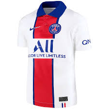Suchst du ein trikot mit mbappé? Kinder Fussball Kylian Mbappe 7 Auswartstrikot Weiss Trikot 2020 21 Hemd