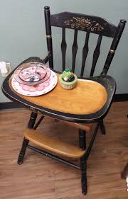 Antique Hitchcock Baby High Chair 199 Chair Antique High Chairs Diy Chair