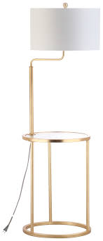Gold Finished End Table 57 Floor Lamp Side Table Lamps Floor Lamp Floor Lamp Table