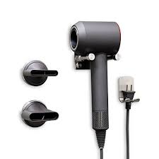 Dyson Hair Dryer Holder Set Bubm Wall Mount Stand Waterproof Aluminum Wall Bracket Holder Bathroo Hair Dryer Holder Hair Dryer Bathroom Storage Organization