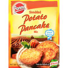 Potato pancakes are quick and easy when you start with a mix. Panni Pancake Mix Shredded Potato 5 88 Oz Instacart